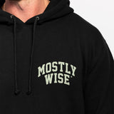Mostly Wise Black Hoodie
