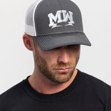 MW Charcoal/White Trucker Snapback
