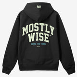 Mostly Wise Black Hoodie