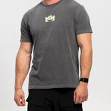 Wisdom vs World Charcoal Tee