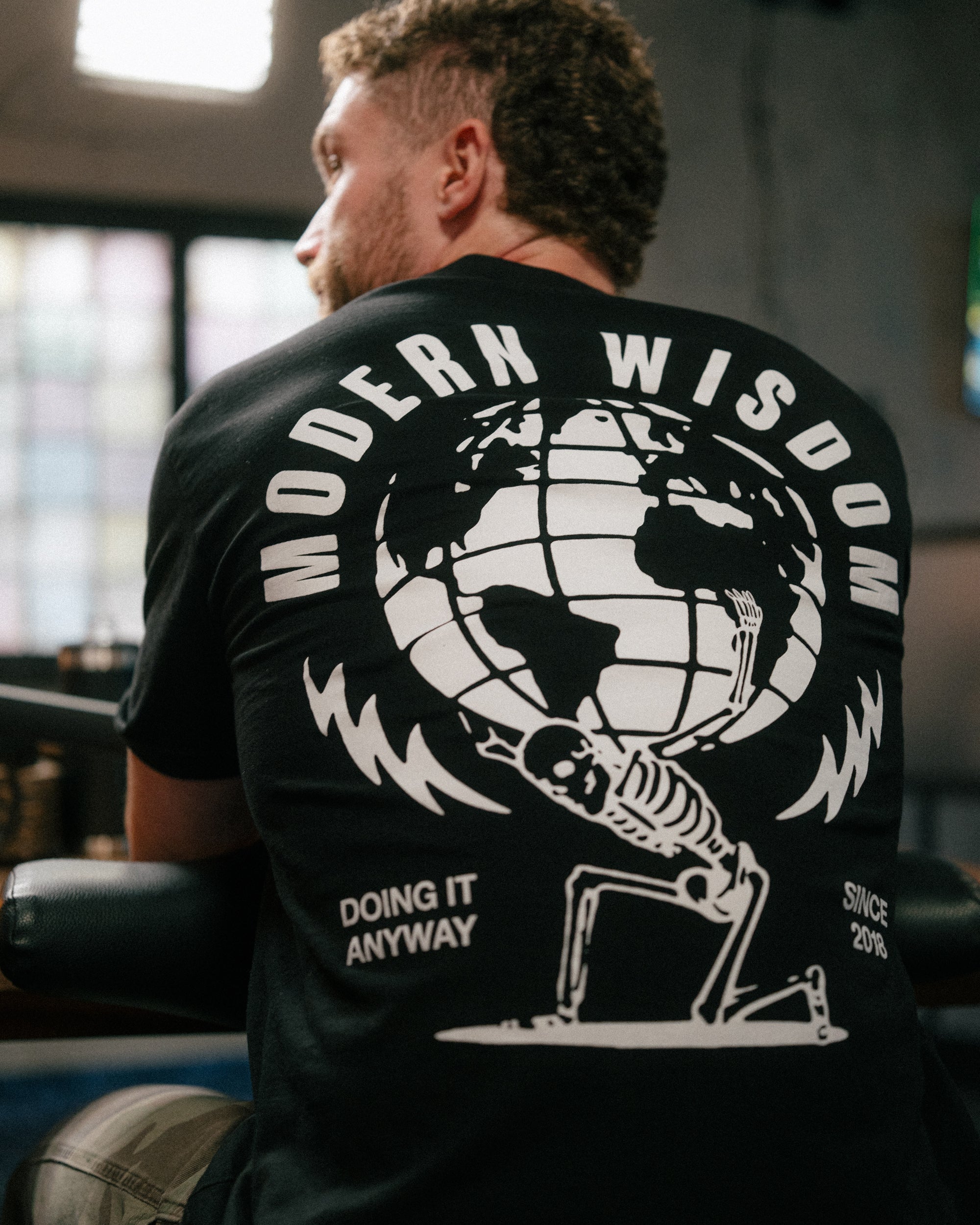 anvil globe keiko サイン入りTシャツ Ｍ Skeleton Globe Black Tee – Mostly Wise by Modern Wisdom – Modern