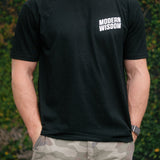 Skeleton Globe Black Tee