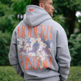 MW Flowers Heather Grey Hoodie