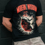 MW Bursting Heart Black Tee